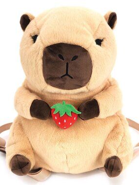 NEW SPOOKYVILLE CRITTERS Capybara Plush Backpack